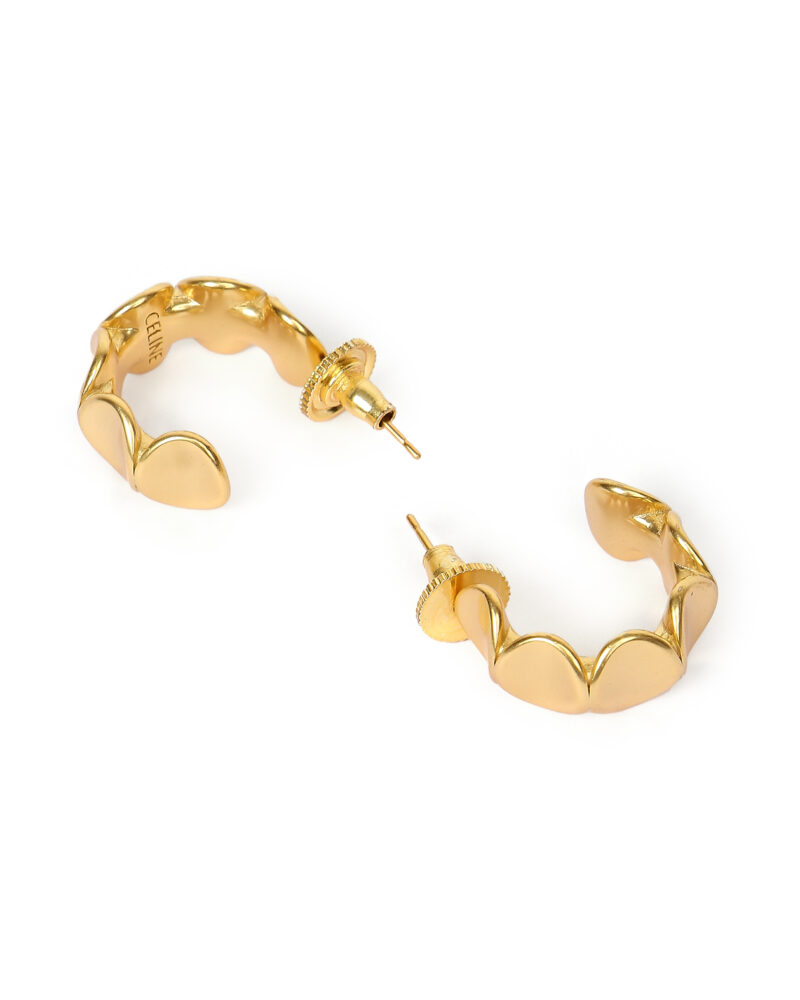 Minimalist Gold Plated Disc Hoops