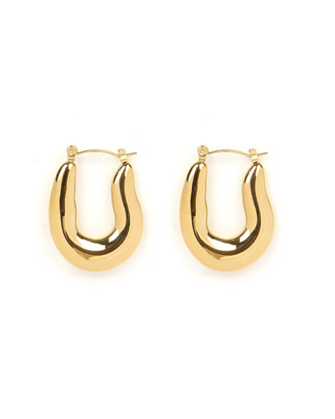 Gold baali Hoop Earrings