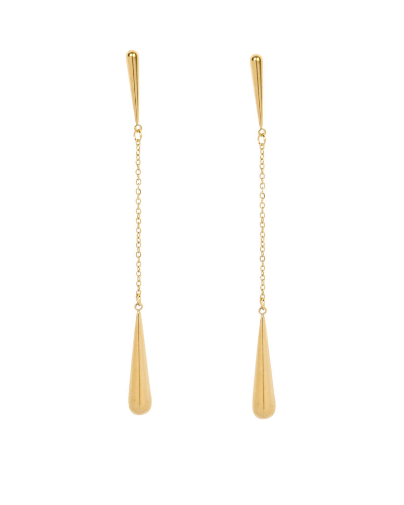 Gold Teardrop Earrings