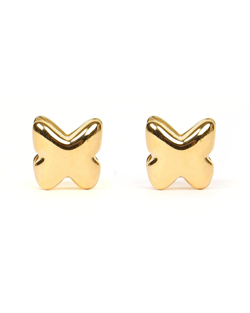 Gold Butterfly Earrings