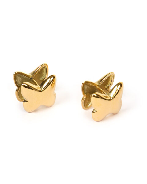 Gold Butterfly Earrings