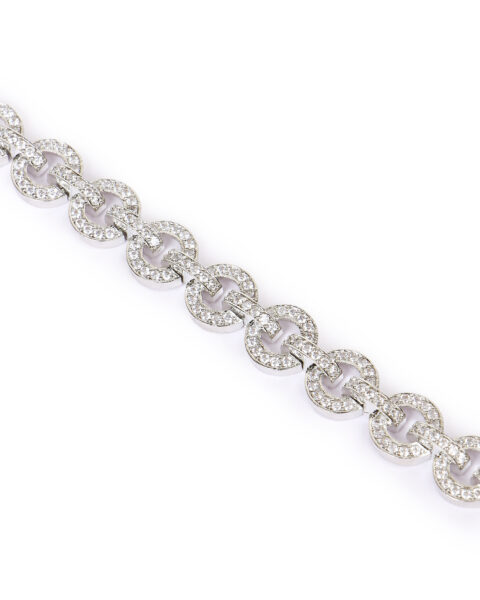 Circular Link Diamond Bracelet