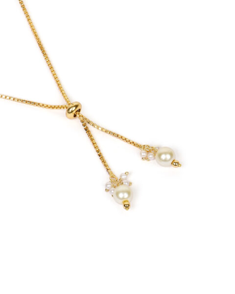 Classic Pearl Cluster Adjustable Bracelet