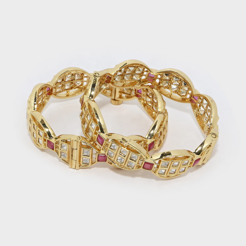 Ruby bangle set