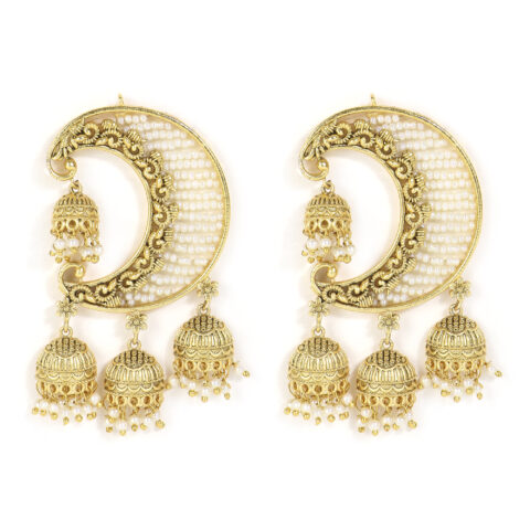 mogra bead earrings