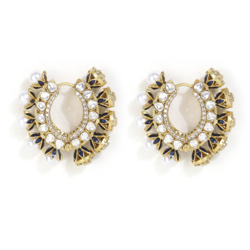 gold-plated earrings