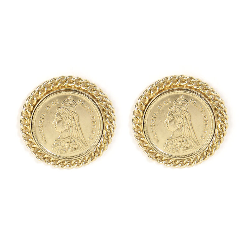 coin earrings