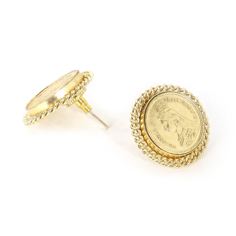 coin earrings