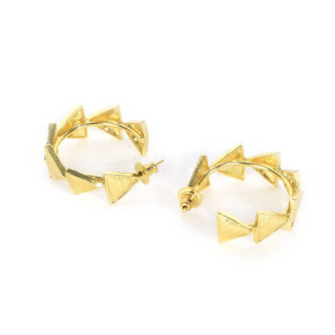 spiked hoop earrings