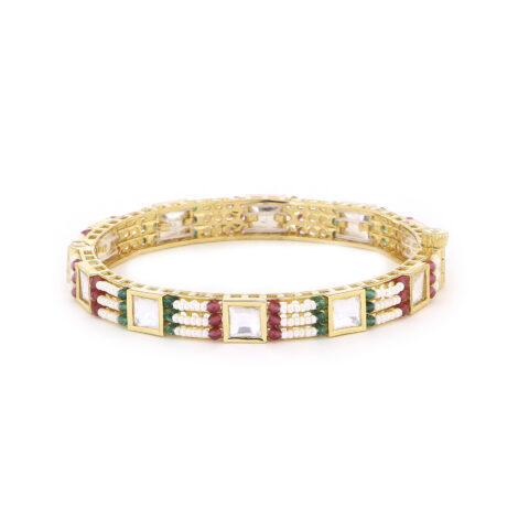 Kundan bangles