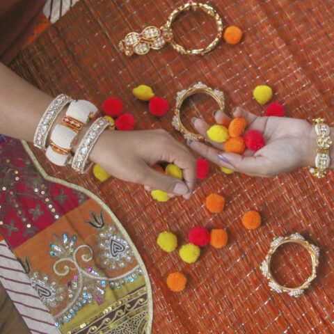 Mogra Bead Bikaneri Bracelet - Indian Jewelry